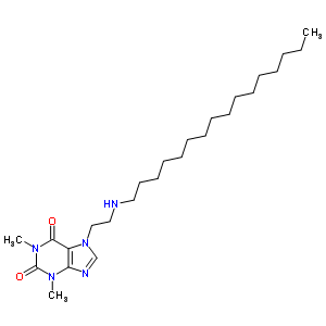 52943-52-9  7-[2-(hexadecylamino)ethyl]-1,3-dimethyl-3,7-dihydro-1H-purine-2,6-dione