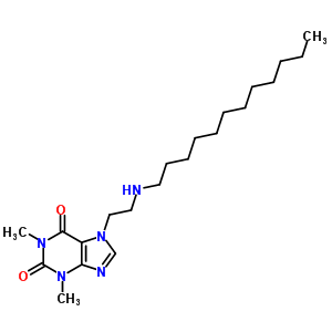 52943-53-0  7-[2-(dodecylamino)ethyl]-1,3-dimethyl-3,7-dihydro-1H-purine-2,6-dione