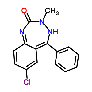 53002-25-8  7-chloro-3-methyl-5-phenyl-3,4-dihydro-2H-1,3,4-benzotriazepin-2-one