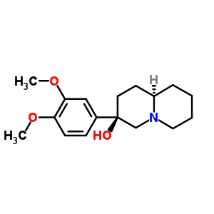 53072-46-1  (3R,9aR)-3-(3,4-dimethoxyphenyl)octahydro-2H-quinolizin-3-ol