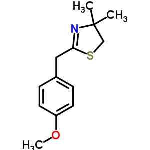 53088-16-7  2-(4-methoxybenzyl)-4,4-dimethyl-4,5-dihydro-1,3-thiazole