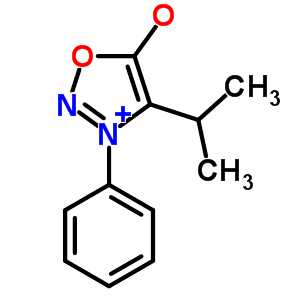 53184-82-0  4-(1-methylethyl)-3-phenyl-1,2,3-oxadiazol-3-ium-5-olate