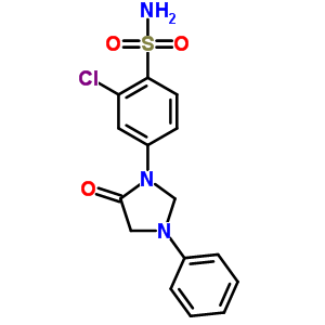 53297-80-6  2-chloro-4-(5-oxo-3-phenylimidazolidin-1-yl)benzenesulfonamide