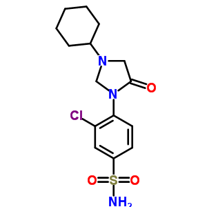 53298-07-0  3-chloro-4-(3-cyclohexyl-5-oxoimidazolidin-1-yl)benzenesulfonamide