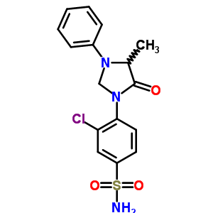 53298-14-9  3-chloro-4-(4-methyl-5-oxo-3-phenylimidazolidin-1-yl)benzenesulfonamide