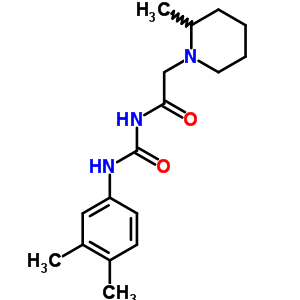 53412-91-2  N-[(3,4-dimethylphenyl)carbamoyl]-2-(2-methylpiperidin-1-yl)acetamide