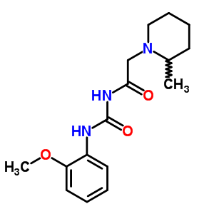 53412-92-3  N-[(2-methoxyphenyl)carbamoyl]-2-(2-methylpiperidin-1-yl)acetamide