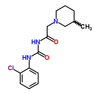 53412-99-0  N-[(2-chlorophenyl)carbamoyl]-2-(3-methylpiperidin-1-yl)acetamide
