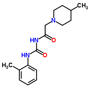 53413-00-6  N-[(2-methylphenyl)carbamoyl]-2-(4-methylpiperidin-1-yl)acetamide