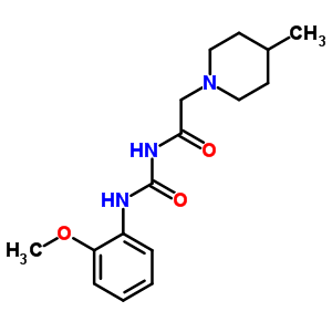 53413-04-0  N-[(2-methoxyphenyl)carbamoyl]-2-(4-methylpiperidin-1-yl)acetamide