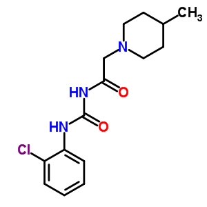 53413-06-2  N-[(2-chlorophenyl)carbamoyl]-2-(4-methylpiperidin-1-yl)acetamide