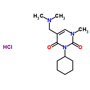 53494-14-7  3-cyclohexyl-5-[(dimethylamino)methyl]-1-methylpyrimidine-2,4(1H,3H)-dione hydrochloride