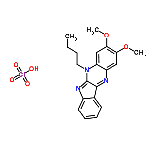 53533-14-5  5-butyl-2,3-dimethoxy-5H-indolo[2,3-b]quinoxaline perchlorate