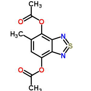 53552-21-9  (5-acetoxy-3-methyl-8$l^{4}-thia-7,9-diazabicyclo[4.3.0]nona-1,3,5,7,8-pentaen-2-yl) acetate