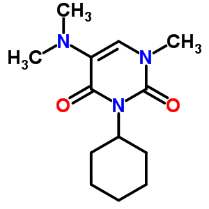 53727-40-5  3-cyclohexyl-5-(dimethylamino)-1-methylpyrimidine-2,4(1H,3H)-dione