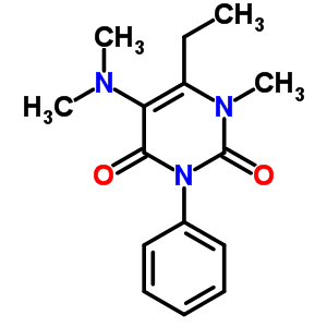 53727-42-7  5-(dimethylamino)-6-ethyl-1-methyl-3-phenylpyrimidine-2,4(1H,3H)-dione 53727-42-7  5-(dimethylamino)-6-ethyl-1-methyl-3-phenylpyrimidine-2,4(1H,3H)-dione