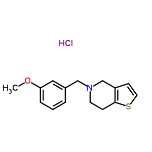 53885-43-1  5-(3-methoxybenzyl)-4,5,6,7-tetrahydrothieno[3,2-c]pyridine hydrochloride