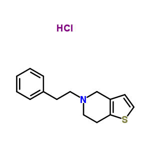 53885-49-7  5-(2-phenylethyl)-4,5,6,7-tetrahydrothieno[3,2-c]pyridine hydrochloride
