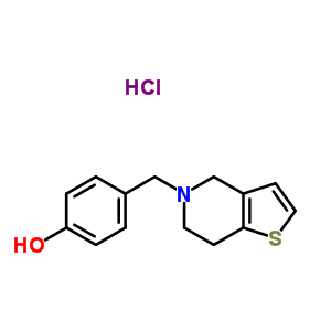 53885-58-8  4-(6,7-dihydrothieno[3,2-c]pyridin-5(4H)-ylmethyl)phenol hydrochloride