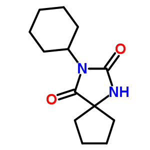 53957-84-9  3-cyclohexyl-1,3-diazaspiro[4.4]nonane-2,4-dione