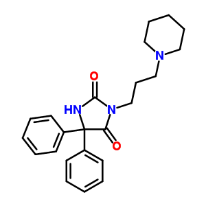 53967-10-5  5,5-diphenyl-3-(3-piperidin-1-ylpropyl)imidazolidine-2,4-dione 53967-10-5  5,5-diphenyl-3-(3-piperidin-1-ylpropyl)imidazolidine-2,4-dione