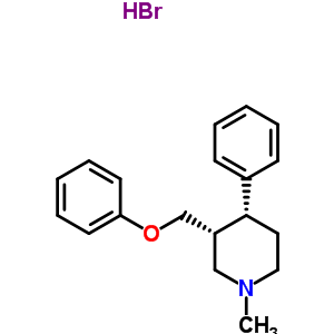 54088-13-0;54088-14-1  (3R,4R)-1-methyl-3-(phenoxymethyl)-4-phenylpiperidine hydrobromide