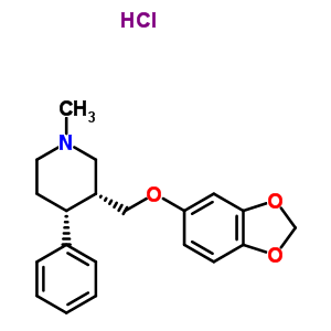 54088-16-3  (3R,4R)-3-[(1,3-benzodioxol-5-yloxy)methyl]-1-methyl-4-phenylpiperidine hydrochloride