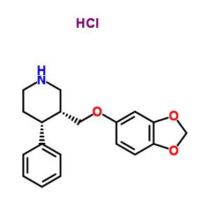 54088-36-7  (3R,4R)-3-[(1,3-benzodioxol-5-yloxy)methyl]-4-phenylpiperidine hydrochloride