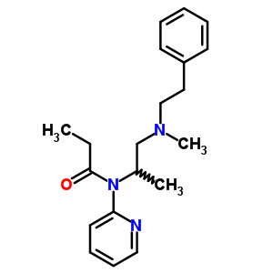 54152-73-7  N-{1-methyl-2-[methyl(2-phenylethyl)amino]ethyl}-N-pyridin-2-ylpropanamide