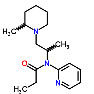 54152-78-2  N-[1-methyl-2-(2-methylpiperidin-1-yl)ethyl]-N-pyridin-2-ylpropanamide