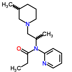 54152-79-3  N-[1-methyl-2-(3-methylpiperidin-1-yl)ethyl]-N-pyridin-2-ylpropanamide