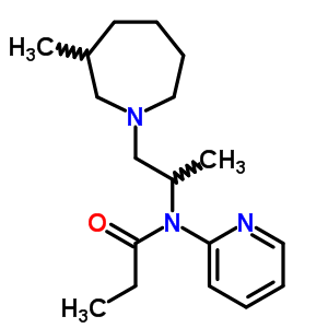 54152-95-3  N-[1-methyl-2-(3-methylazepan-1-yl)ethyl]-N-pyridin-2-ylpropanamide