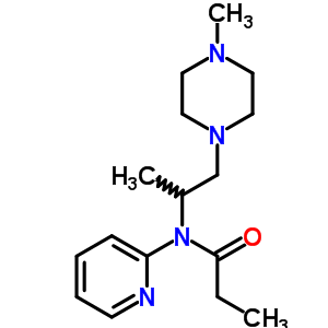 54153-10-5  N-[1-methyl-2-(4-methylpiperazin-1-yl)ethyl]-N-pyridin-2-ylpropanamide