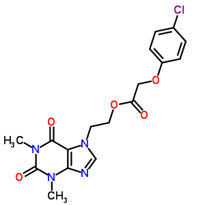 54504-74-4  2-(1,3-dimethyl-2,6-dioxo-1,2,3,6-tetrahydro-7H-purin-7-yl)ethyl (4-chlorophenoxy)acetate