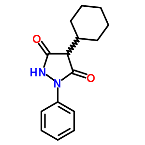 54505-59-8  4-cyclohexyl-1-phenylpyrazolidine-3,5-dione 54505-59-8  4-cyclohexyl-1-phenylpyrazolidine-3,5-dione