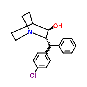 54549-19-8  (2S,3R)-2-[(4-chlorophenyl)-phenyl-methyl]quinuclidin-3-ol