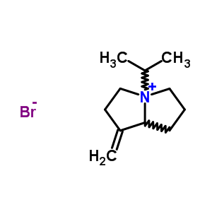 54774-51-5;62934-58-1  4-(1-methylethyl)-1-methylidenehexahydro-1H-pyrrolizinium bromide