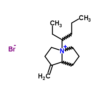 54800-65-6  4-(1-ethylbutyl)-1-methylidenehexahydro-1H-pyrrolizinium bromide