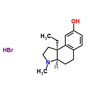 54862-25-8  (3aR,9bS)-9b-ethyl-3-methyl-2,3,3a,4,5,9b-hexahydro-1H-benzo[e]indol-8-ol hydrobromide