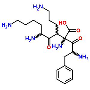 54925-87-0  2-(2-amino-3-phenylpropanoyl)-3-(2,6-diaminohexanoyl)lysine