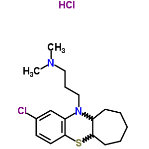 54969-07-2  3-(2-chloro-6,7,8,9,10,10a-hexahydrobenzo[b]cyclohepta[e][1,4]thiazin-11(5aH)-yl)-N,N-dimethylpropan-1-amine hydrochloride