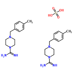 55212-41-4  4-(4-methylbenzyl)piperazine-1-carboximidamide sulfate (2:1)