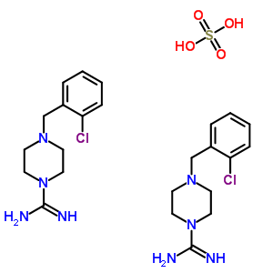 55212-43-6  4-(2-chlorobenzyl)piperazine-1-carboximidamide sulfate (2:1)