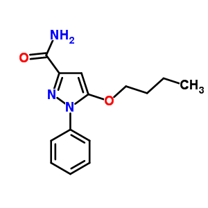 55228-44-9  5-butoxy-1-phenyl-1H-pyrazole-3-carboxamide