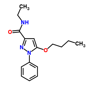 55228-46-1  5-butoxy-N-ethyl-1-phenyl-1H-pyrazole-3-carboxamide