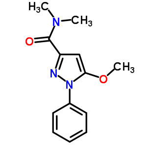 55228-52-9  5-methoxy-N,N-dimethyl-1-phenyl-1H-pyrazole-3-carboxamide