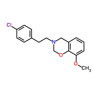 55311-38-1  3-[2-(4-chlorophenyl)ethyl]-8-methoxy-3,4-dihydro-2H-1,3-benzoxazine
