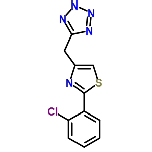 55315-39-4  5-{[2-(2-chlorophenyl)-1,3-thiazol-4-yl]methyl}-2H-tetrazole