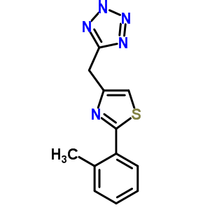55315-41-8  5-{[2-(2-methylphenyl)-1,3-thiazol-4-yl]methyl}-2H-tetrazole