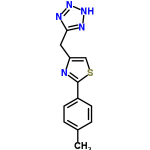 55315-43-0  5-{[2-(4-methylphenyl)-1,3-thiazol-4-yl]methyl}-2H-tetrazole